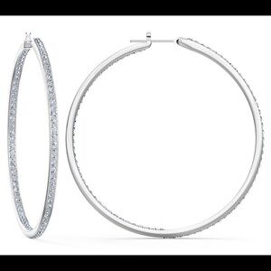 SWAROVSKI ELEMENTS CRYSTAL‎ HOOP EARRINGS